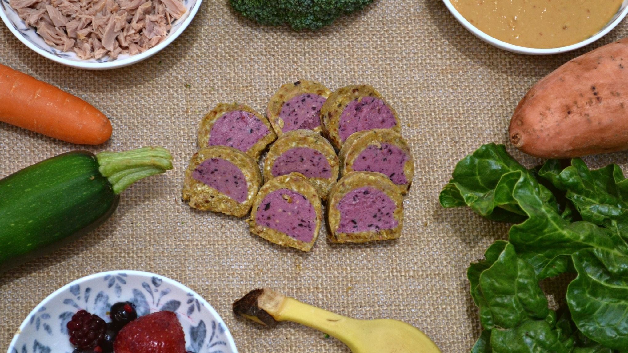 Berries & Banana Dog Treats Petsypoles